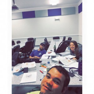 study group selfie break